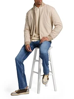 Timothy Zip-Front Bomber Jacket
