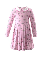 Baby Girl's, Little Girl's & Rosebud Floral Collared Dress
