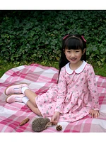 Baby Girl's, Little Girl's & Rosebud Floral Collared Dress