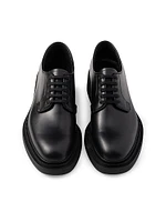 Brushed Leather Derby Shoes