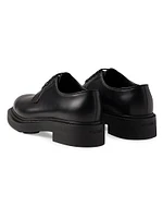 Brushed Leather Derby Shoes
