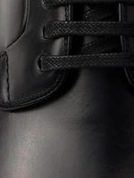 Brushed Leather Derby Shoes