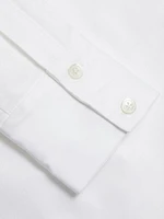 Kira Poplin High- Low Fly Away Shirt