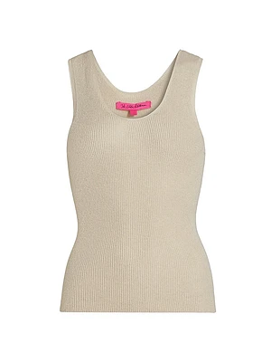 Delicash Cashmere-Silk Knit Tank