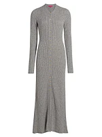 Bungalow Cashmere Rib-Knit Maxi Dress