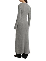 Bungalow Cashmere Rib-Knit Maxi Dress