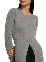 Bungalow Cashmere Rib-Knit Maxi Dress