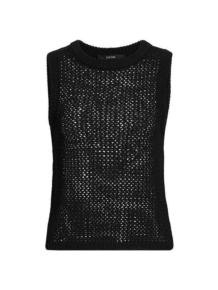 Estelle Crocheted Cotton Top
