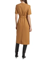 Finn Stretch-Cotton Poplin Midi-Dress