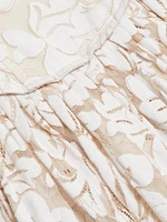 Melody Floral Cotton-Blend Corset Midi-Dress