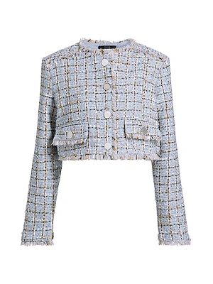 Lainey Tweed Crop Jacket