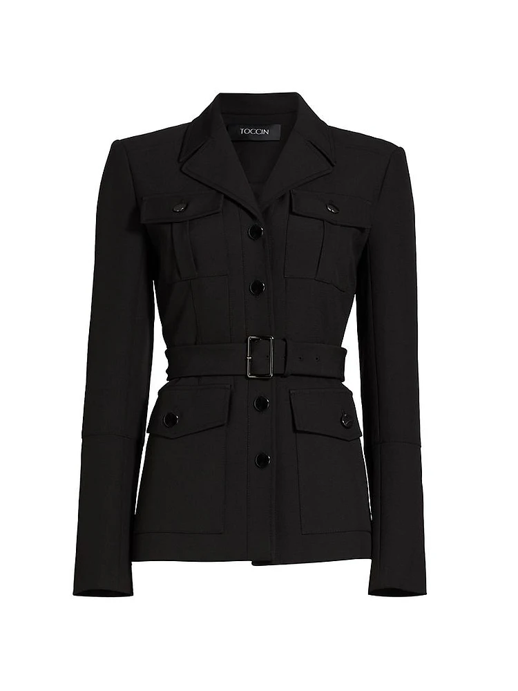 Charlie Belted Safari Blazer
