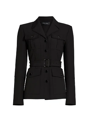 Charlie Belted Safari Blazer