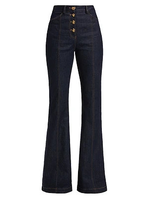 Flared Boot-Leg Jeans