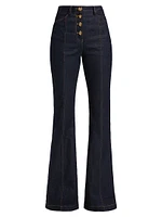 Flared Boot-Leg Jeans