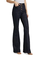 Flared Boot-Leg Jeans