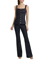 Flared Boot-Leg Jeans