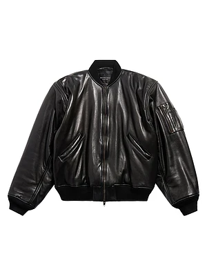 Bomber Leather Jacket