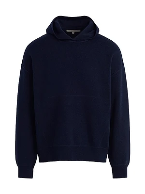Cotton & Cashmere Knit Hoodie