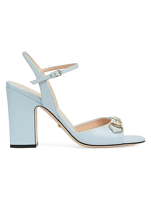 Lady Horsebit Leather Sandals