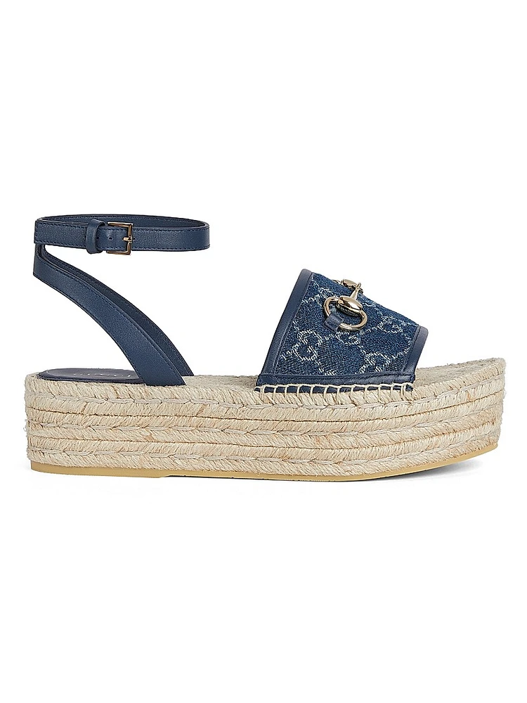 Paloma Cotton Platform Espadrille Sandals