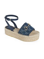 Paloma Cotton Platform Espadrille Sandals