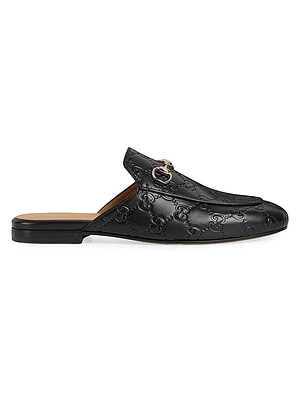 Princetown Horsebit GG Leather Slip-On Loafers