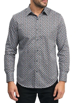 Spun Out Long-Sleeve Button-Front Shirt