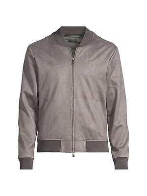 Maverick Carbon Faux Suede Jacket
