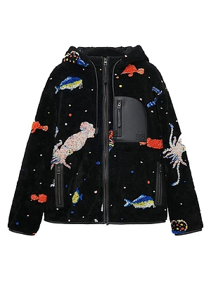 Suna Fujita x Loewe Fleece Hooded Jacket