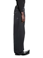 Pierced Baggy Jeans