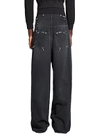 Pierced Baggy Jeans