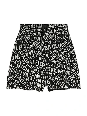 Logo Strips Pyjama Shorts
