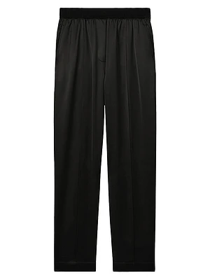 Elea Satin Tapered Trousers