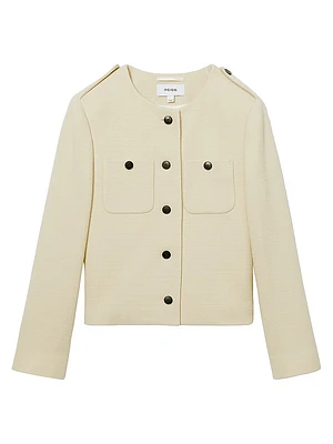 Blaine Wool Crop Jacket