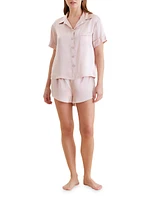 Audrey Silk Boxer Pajamas