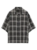 Plaid Short-Sleeve Shirt