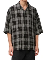 Plaid Short-Sleeve Shirt