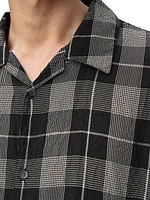 Plaid Short-Sleeve Shirt