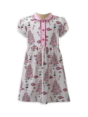 Eloise Little Girl's & Girl's Eloise Christmas Tree Shirtdress