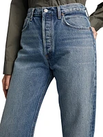 Fran High-Rise Straight-Leg Jeans