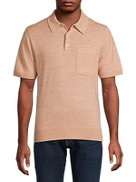 Pocket Knit Polo Shirt