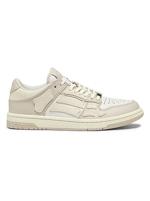 Skel Top Low Leather Sneakers