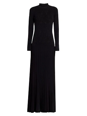 Gisole Sheer Pattern Gown