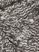 Cleora Printed Silk-Blend Tie Dress