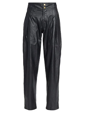 Fidji Linen-Blend Pants