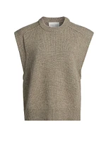 Mari Wool-Cashmere Boxy Top