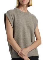 Mari Wool-Cashmere Boxy Top