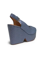 Dylan Leather Platform Sandals