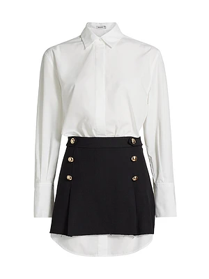 Warren Shirt Combo Minidress